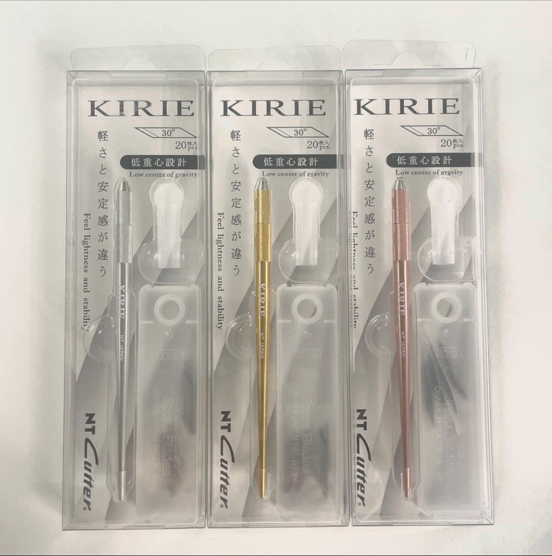 NTカッターの和紙デザインナイフ「KIRIE」