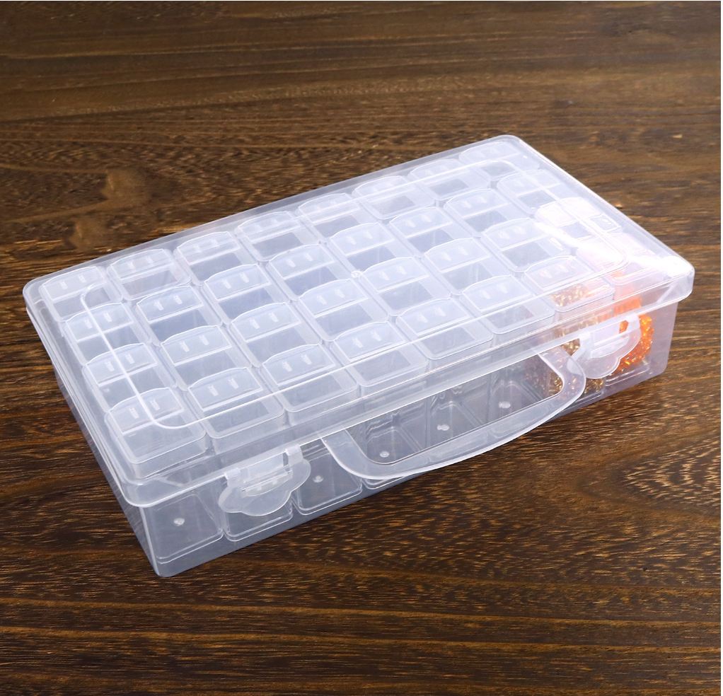32-Compartment Bead Organiser Case, Storage Box