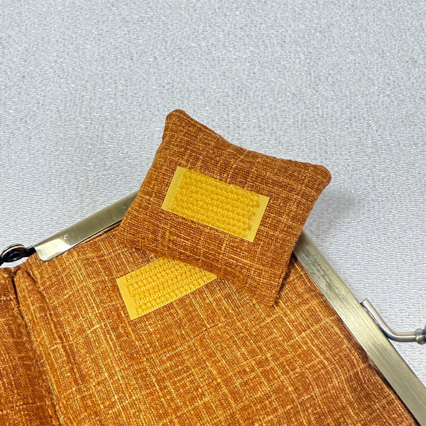 Handmade Leather Sewing Organizer, Mustard
