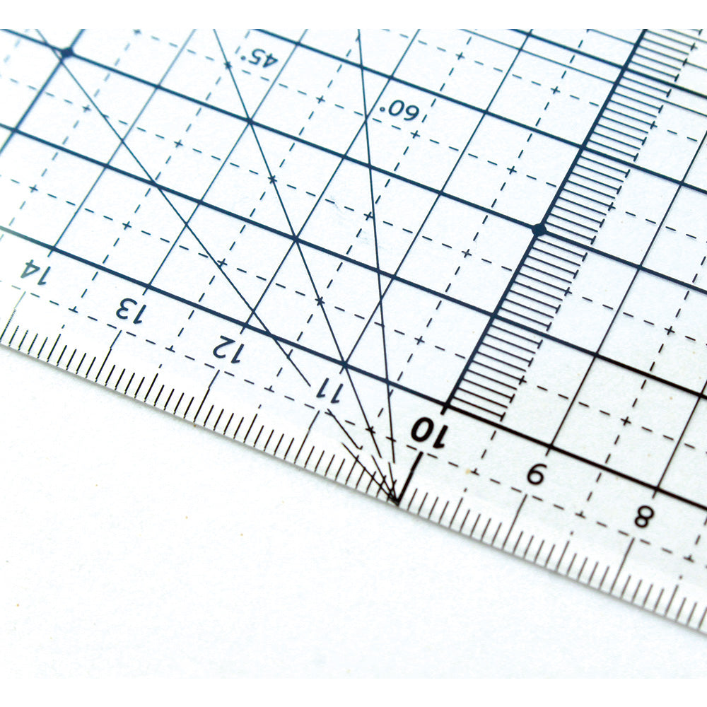 30cm Non-Slip Acrylic Sewing Ruler