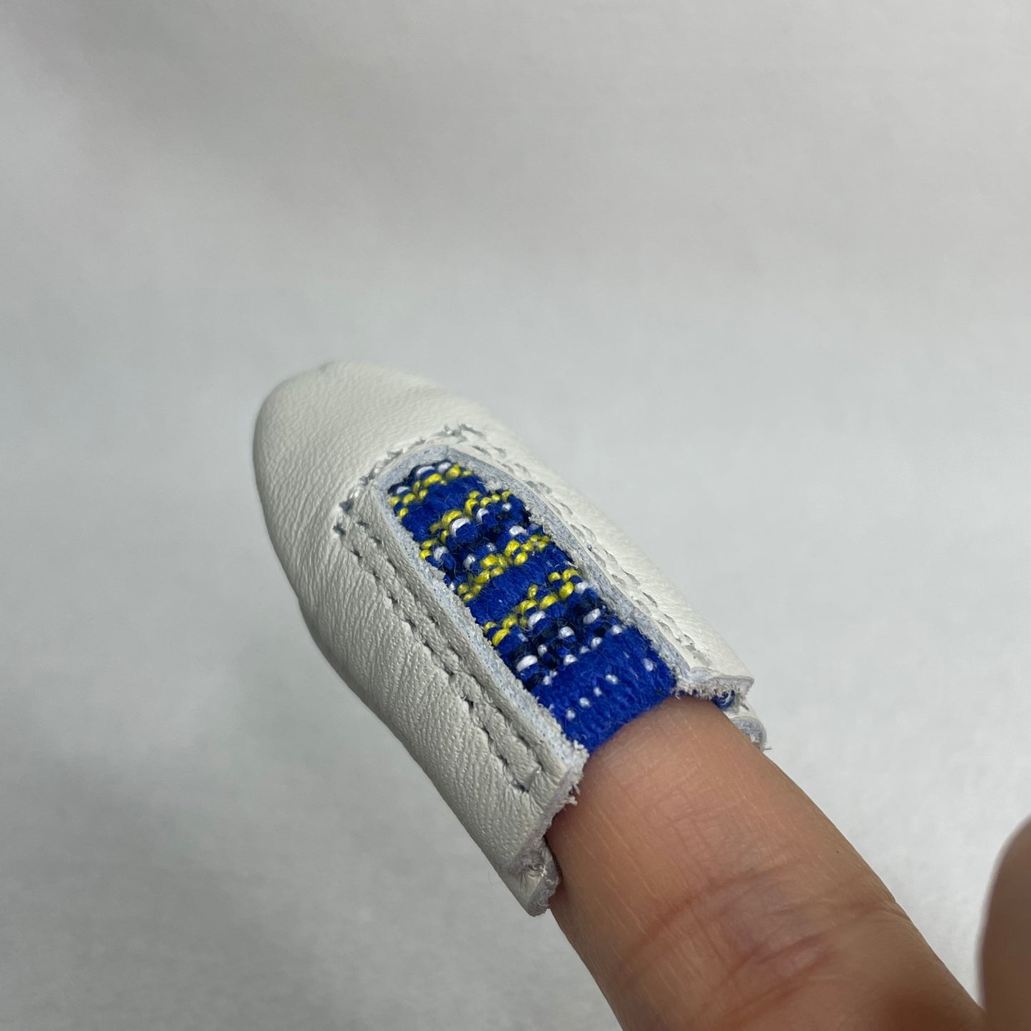 Elastic Attached Leather Thimble, Made in Japan