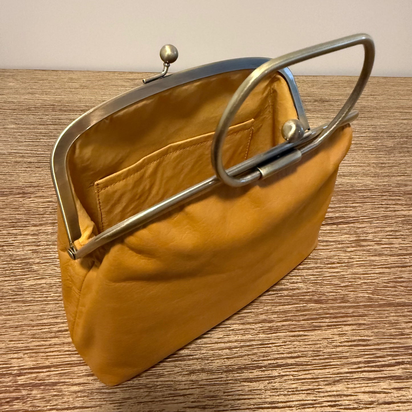Handmade Leather Frame Purse, "KARASHI"