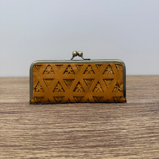 Handmade Leather Sewing Organizer, Mustard