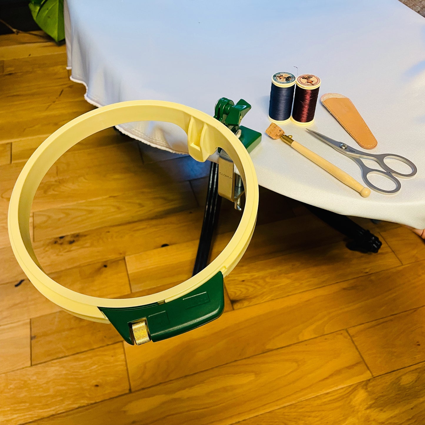 Embroidery Hoop Holder Stand from Clover