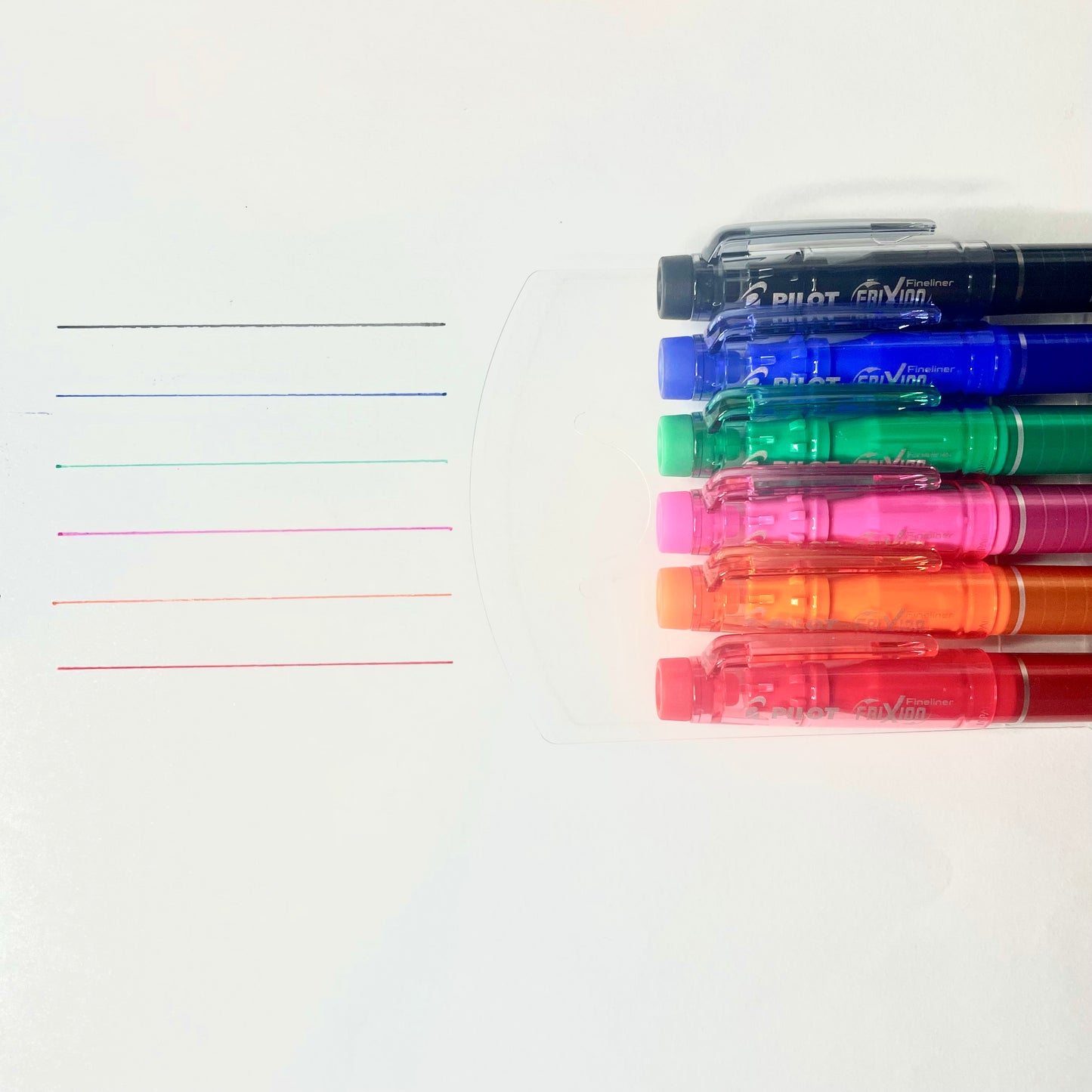 Frixion Fineliner 6 colors (Erasable rollerball pens)