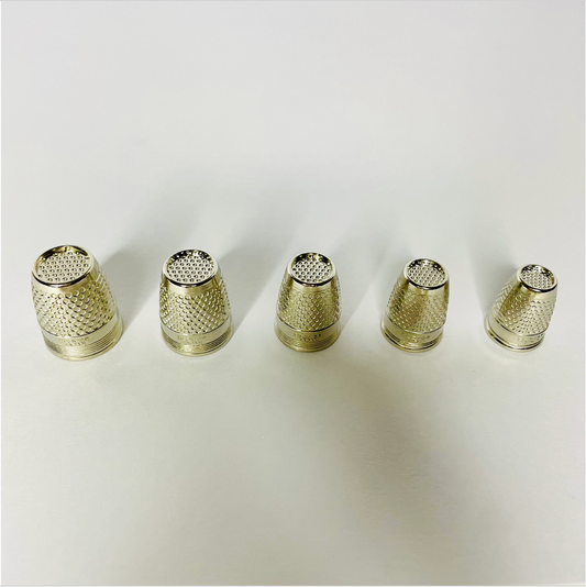 Clover Grooved Top Metal Thimble -Made in Japan-