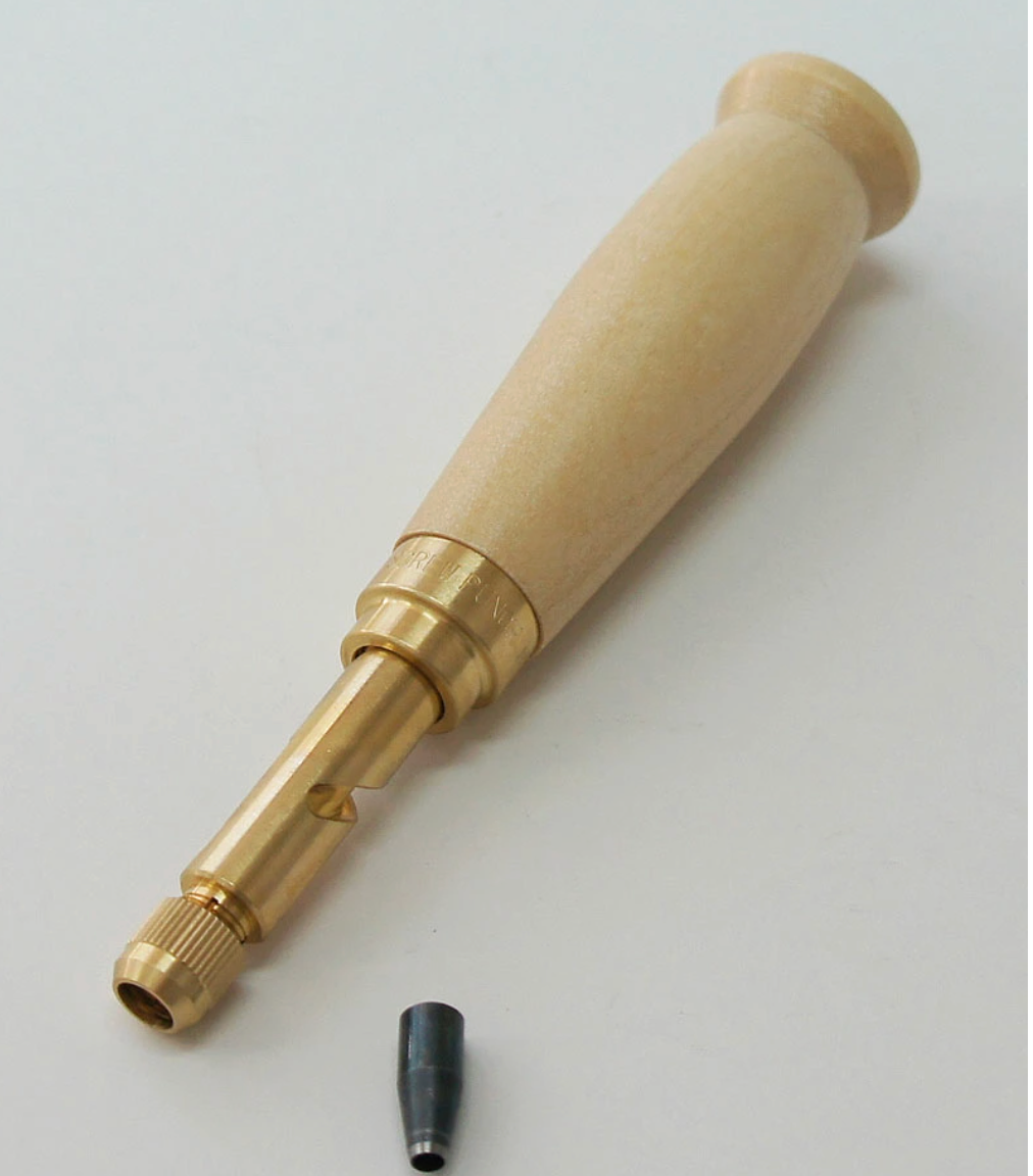 Premium Screw Punch from NONAKA, 3.0mm blade attached