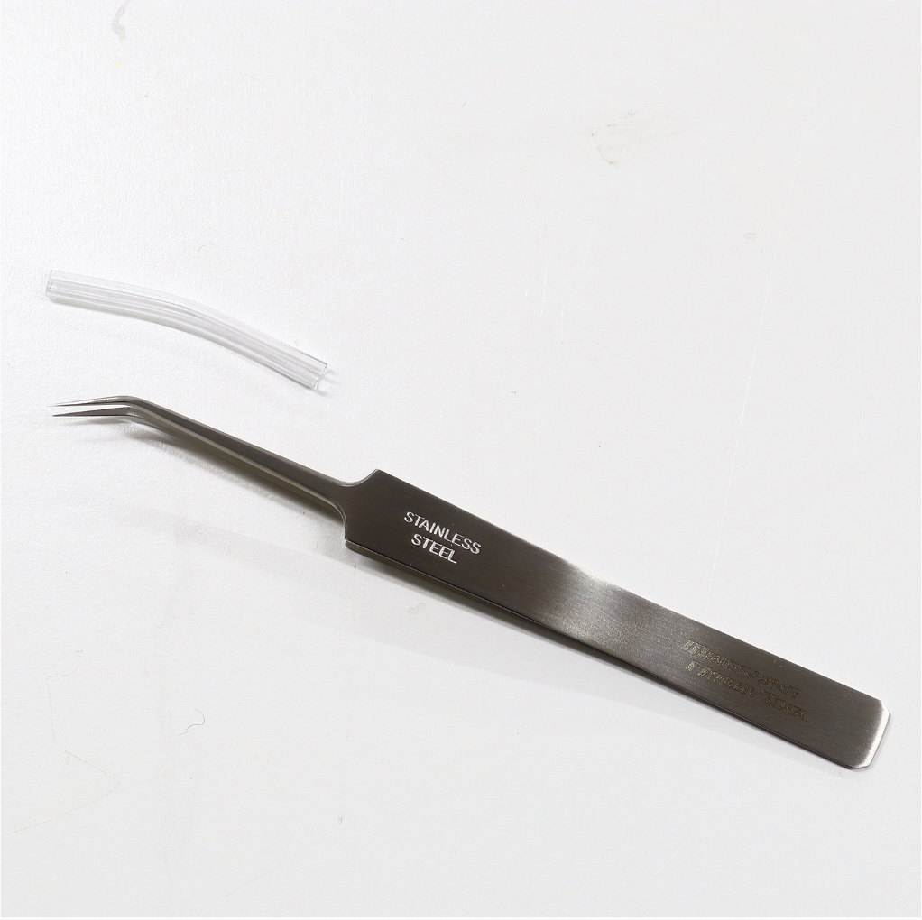 Ultra-Fine Curved Precision Tweezers 125mm