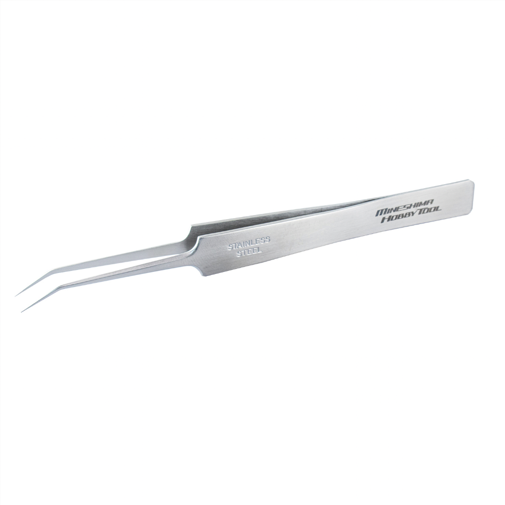 Ultra-Fine Curved Precision Tweezers 125mm