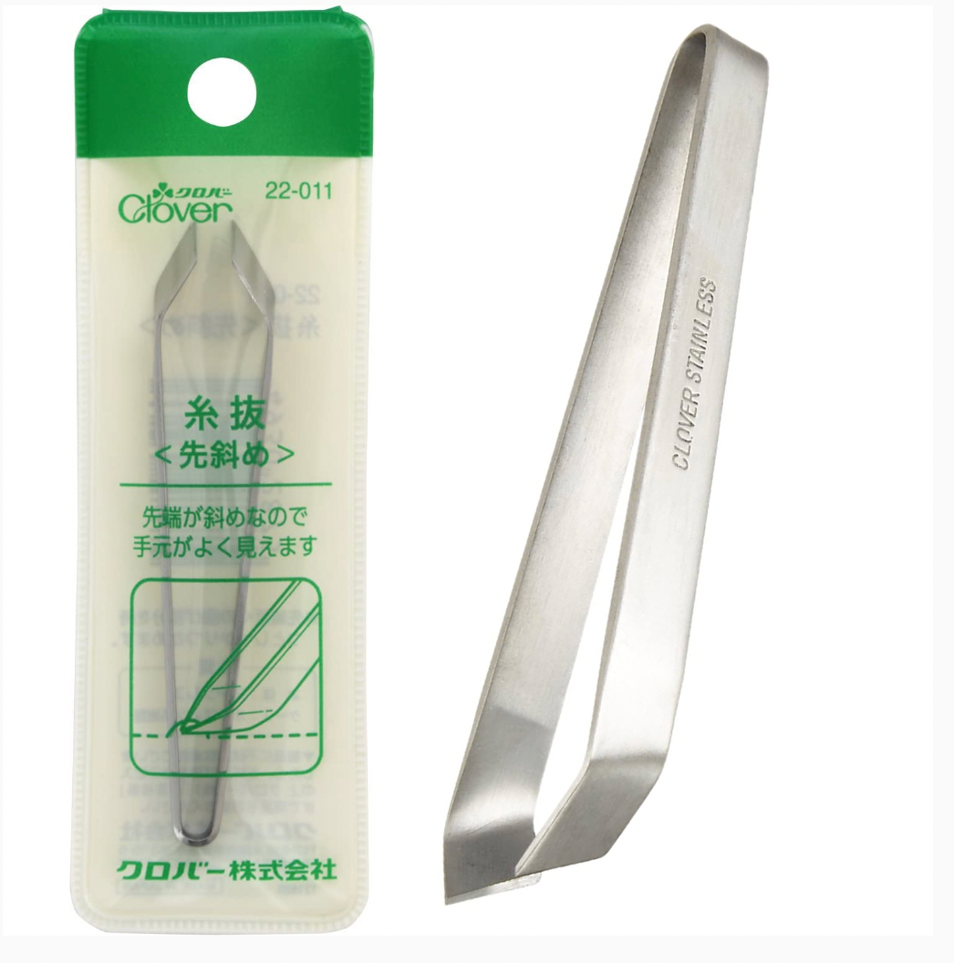 Angled Tip Thread Remover Tweezers