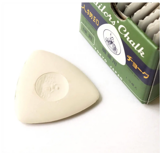 Japanese Tailor Chalk 10 pcs, "Jinbutsu Mark", 4 colours