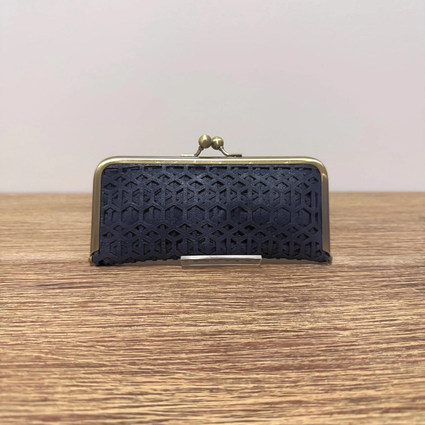 Handmade Leather Sewing Organizer, Navy