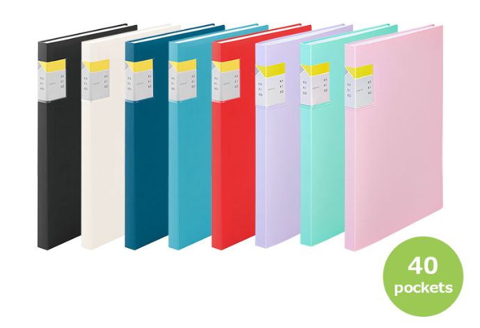 CLEAR FILE KAKIKO 40 POCKETS