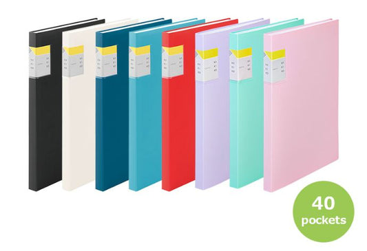 CLEAR FILE KAKIKO 40 POCKETS